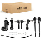Front Tie Rod Pitman Idler Arms Kit for Chevy Silverado 2500 3500 (2001–2006)
