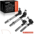 Set of 4 Front Inner & Outer Tie Rods for Ford F-150 F-250 Expedition (1997–2021)