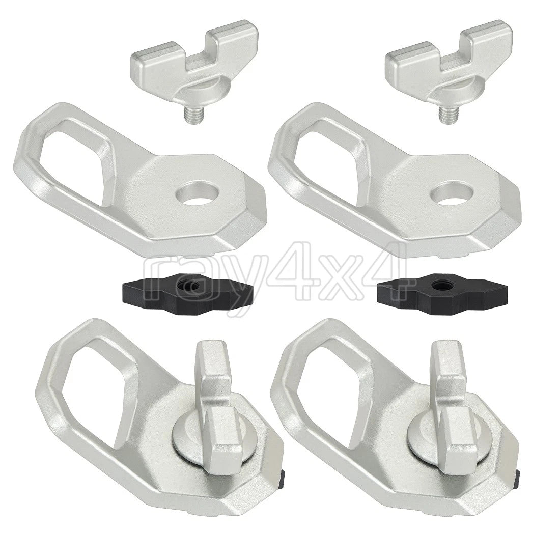 Set of 4 Lock & Ride MAX D-Rings for Polaris Xpedition XP ADV / Ranger XD 1500 (2024–2025)