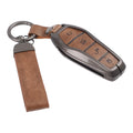 Zinc Alloy Leather Car Key Cover for BYD Tang (2018–2023)