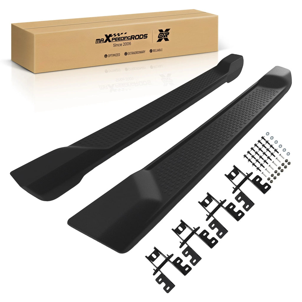 ABS Side Step Running Board for Jeep Wrangler JK (2007–2018) Complete Mount Kit