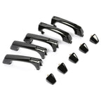 Set of 5 Exterior Door Handles for Hummer H3 H3T (2006–2010) Black