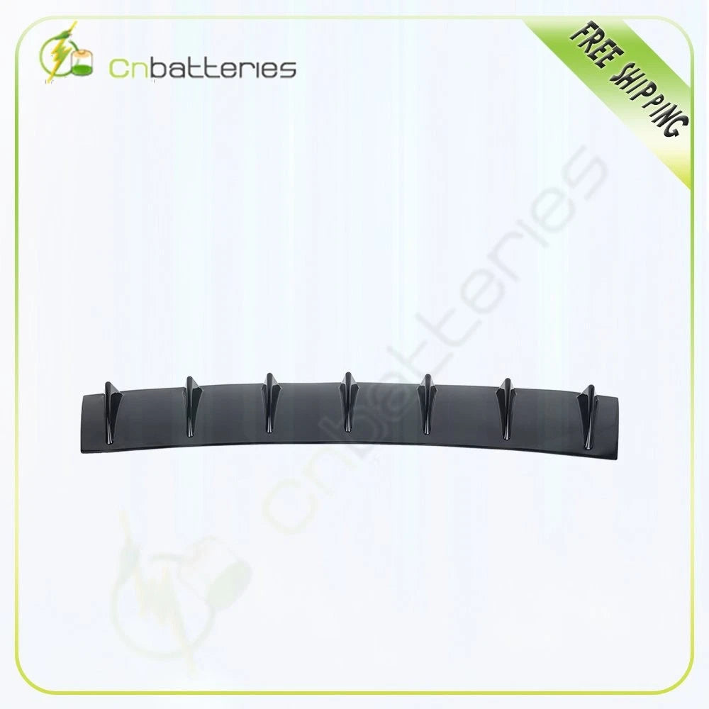 33" Black Rear Bumper Lip Diffuser Shark Fin Spoiler Wing Universal