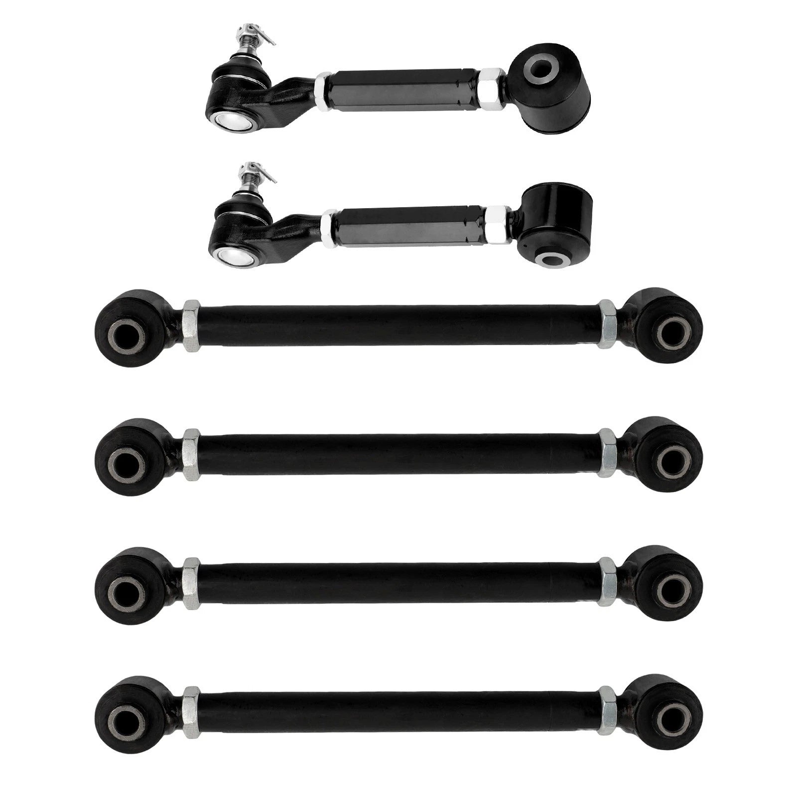 6pcs Rear Upper & Lower Control Camber Arms for Honda Accord (2003–2007)