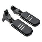 Black Rear Passenger Footpeg Mini Mount for Harley Street Glide (1993–2025)