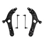 Set of 4 Front Lower Control Arms & Sway Bar Links for Sonata Azera Optima (2012–2015)