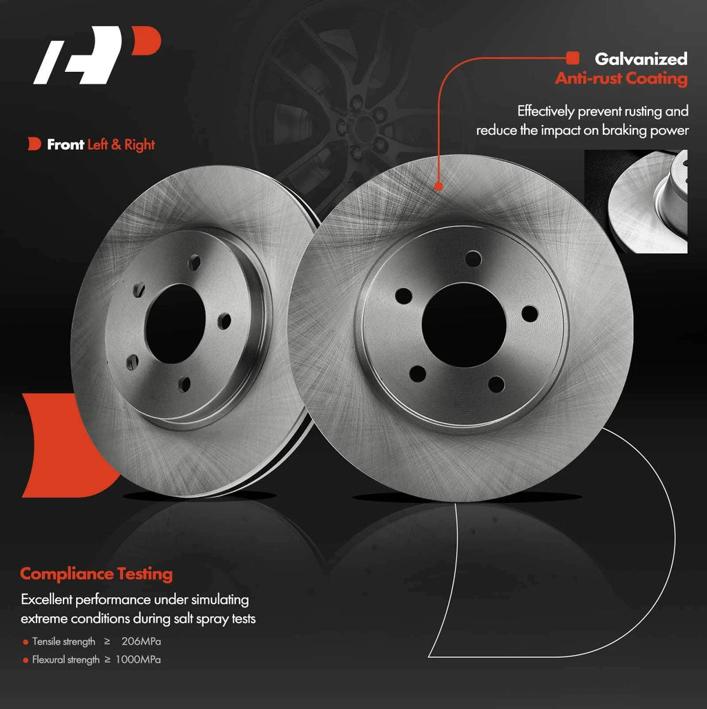 Front Disc Brake Rotors for Ford Escape Mazda Tribute Mercury Mariner (2001–2012)