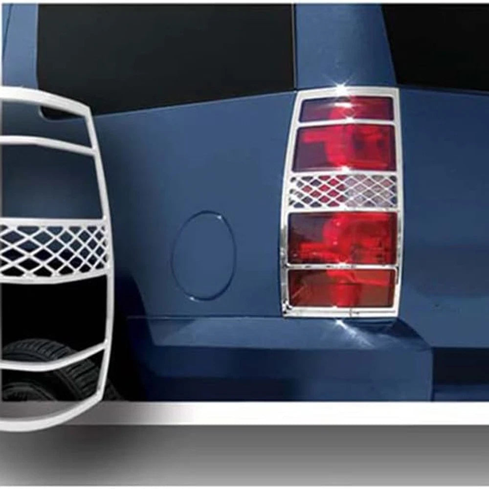Taillight Bezels Chrome 2pc for 2007–2012 Chevy Suburban