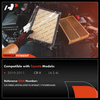 2X Engine Air Filter for Honda CR-V (2010-2011)