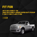 2X White LED Mirror Side Signal Light for Ford F-250 F-350 (2008–2016)