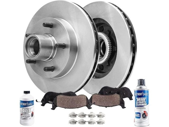 Front Brake Pad and Rotor Kit for Mazda B3000 (1998–2000) QS842HR