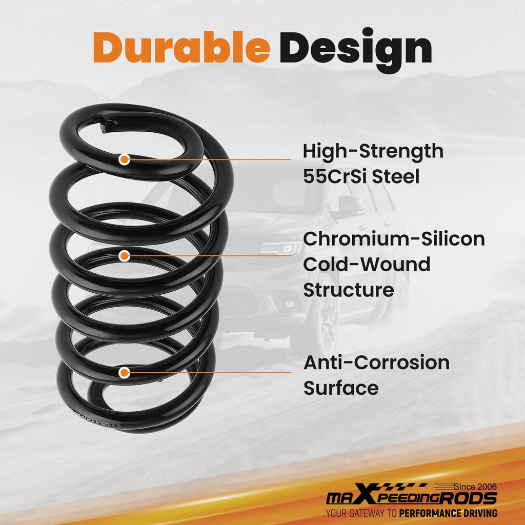 4" Drop Coils for Cadillac Escalade and Suburban (2000–2006)