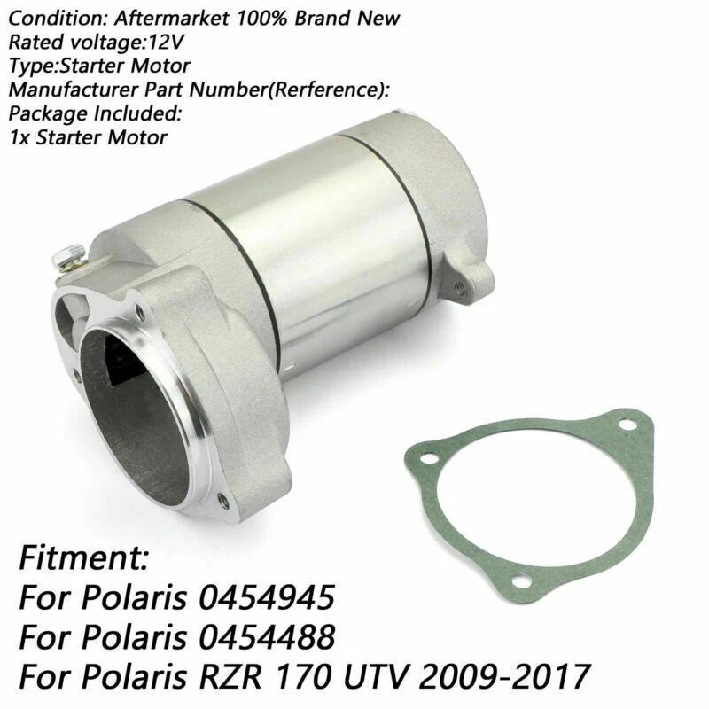 Starter Motor for 300 2X2 300 2X4 400L 2X4 400L 4X4 Scrambler XPlorer (N/A)