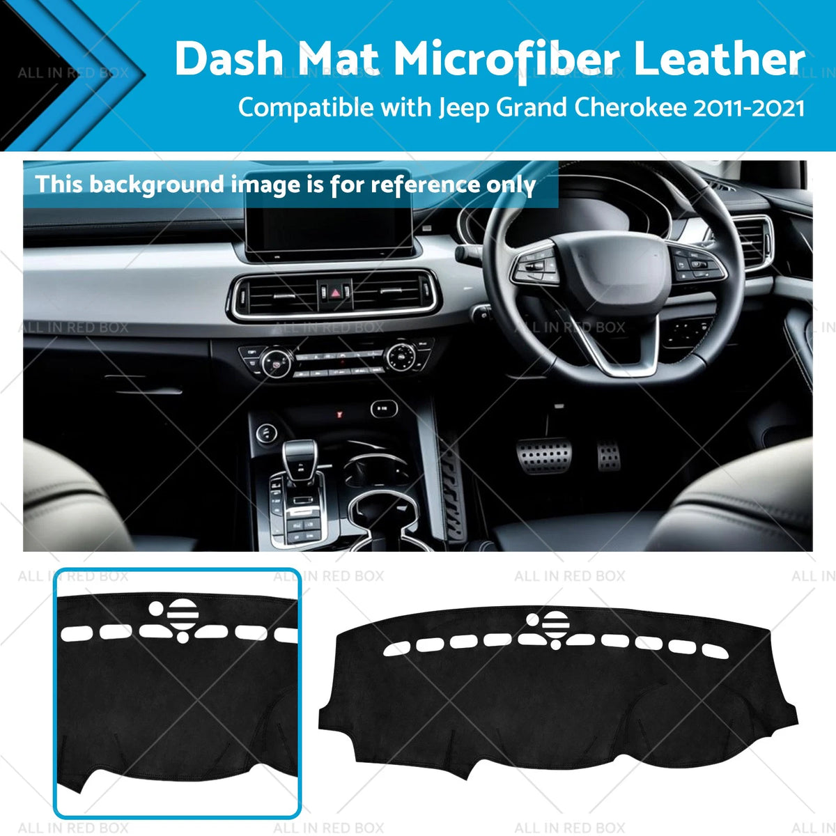 Dash Mat Non-Slip Pad Cover for Jeep Grand Cherokee (2011–2021)