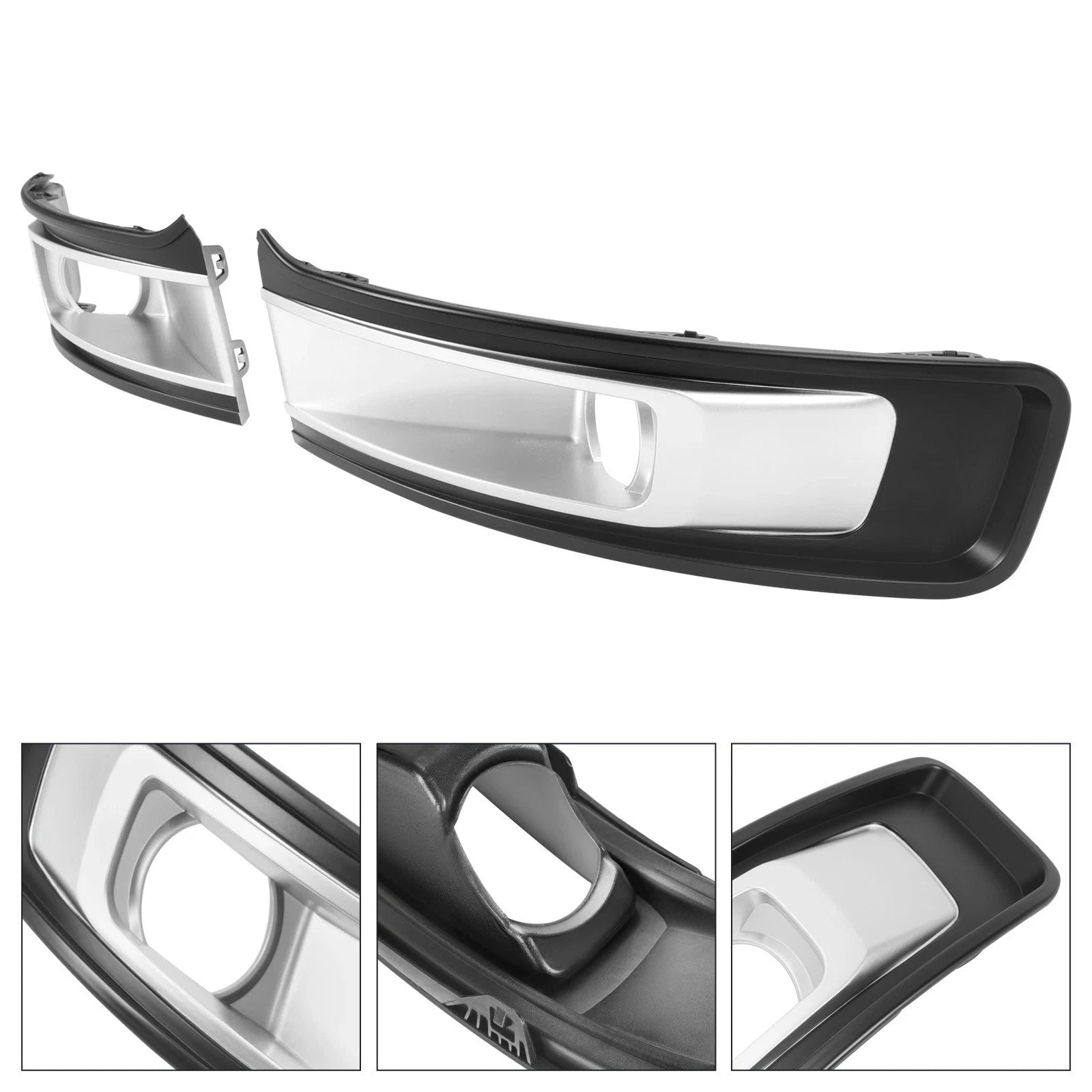 Set of 2 Front Fog Light Bezels for Ford Flex (2013-2019)