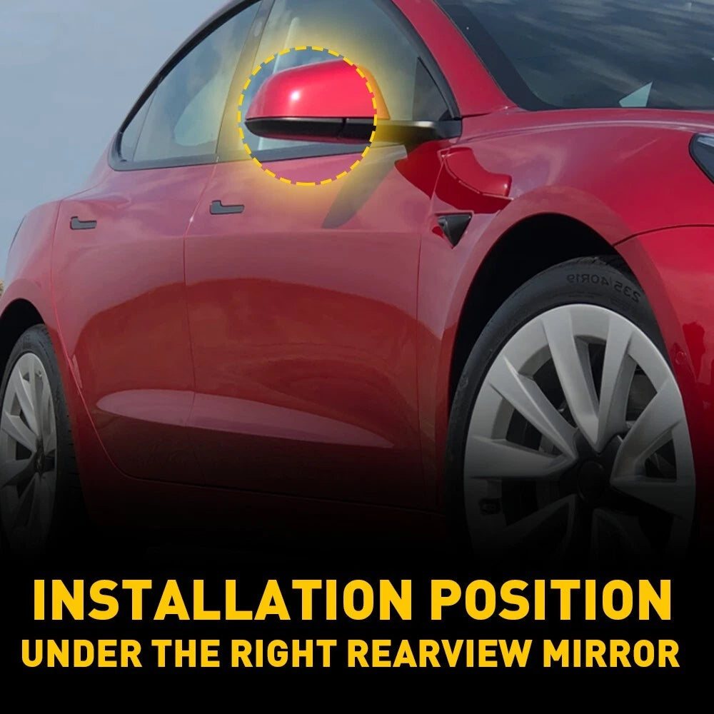Right Side Door Wing Mirror Lower Holder Cover for Tesla Model 3 (2017–2022)