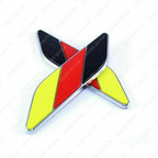 3D Aluminum Germany German Flag Badge for Fender Side Door (2000-2001)