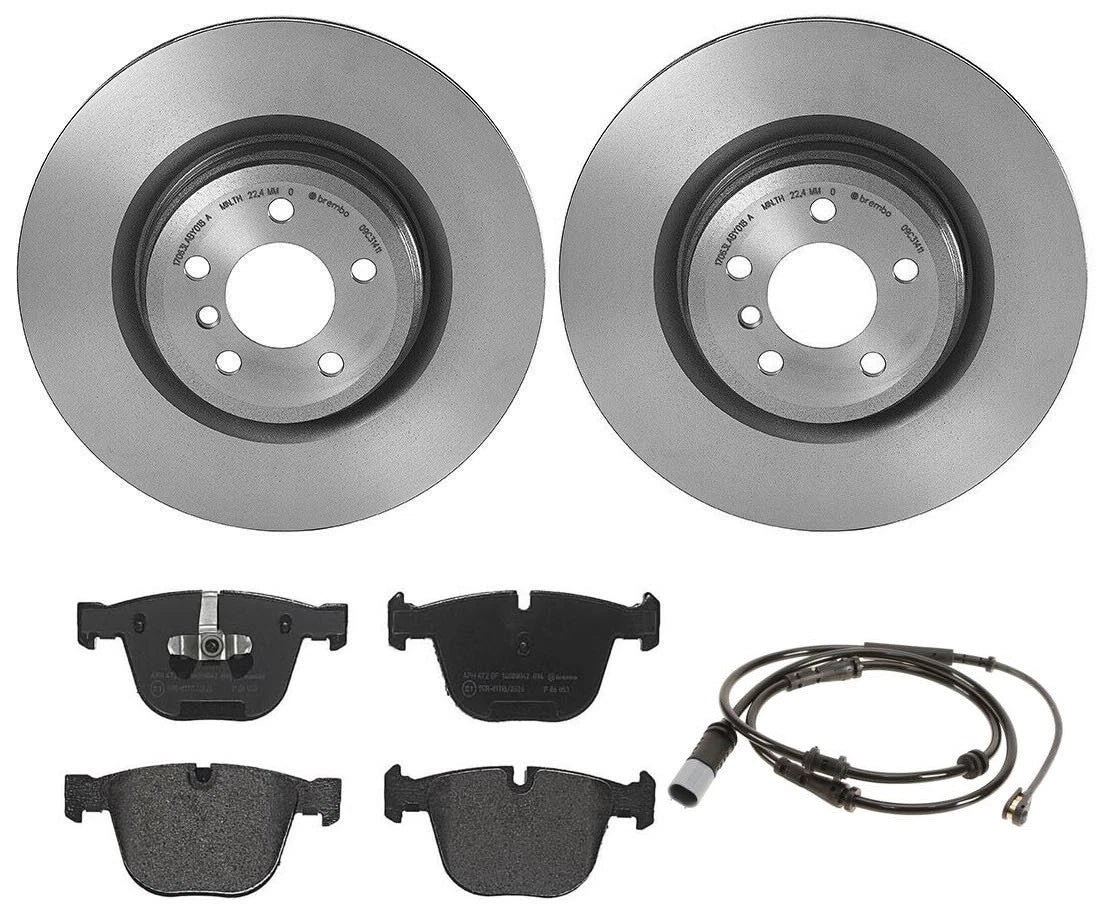 Brembo Disc Brake Pad and Rotor Kit Rear 370mm for BMW