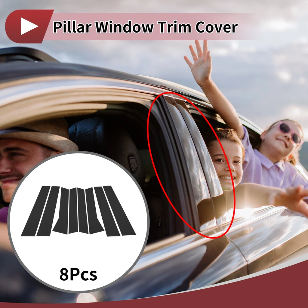 Door Pillar Window Trim for Audi Q7 (2006–2015) Black Left Right
