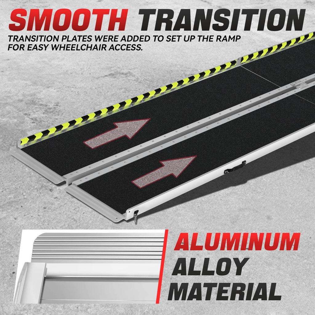 29" x 10' Aluminum Wheelchair Ramp - 880 lbs Capacity