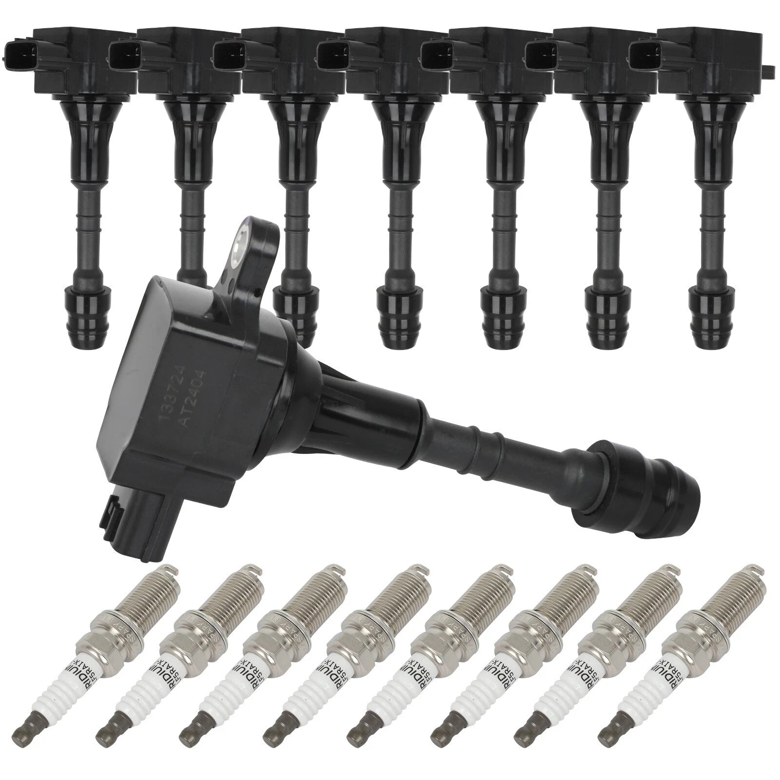 8X Ignition Coils and Spark Plugs for Infiniti FX45 M45 (2003–2008)