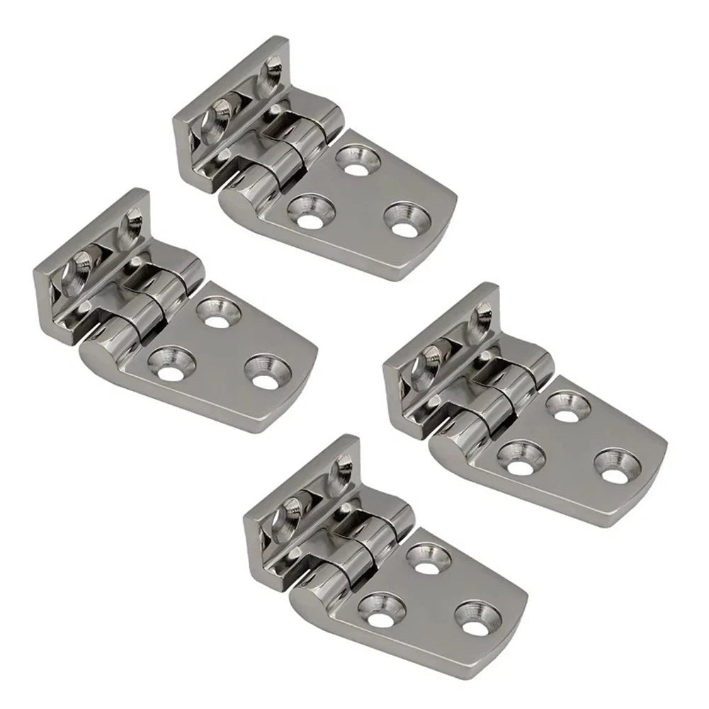 Recessed Marine Hinges Set of 2 with 316 Stainless Steel
