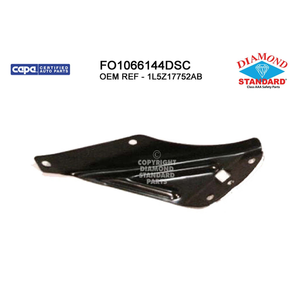 Replacement Steel Front Driver Side Outer Bumper Mounting Bracket