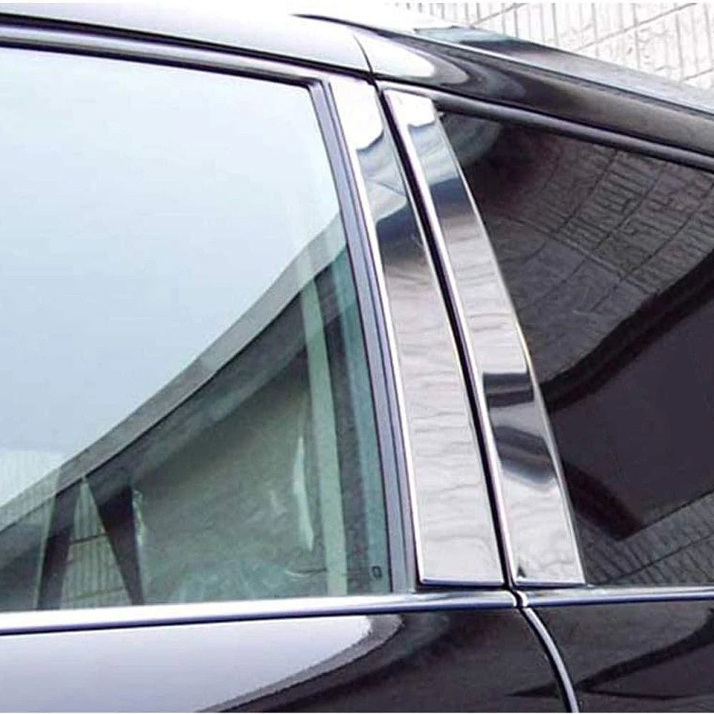 Luxury FX Chrome Pillar Post Trim Set for 2003–2007 Saturn Vue (4-Piece)