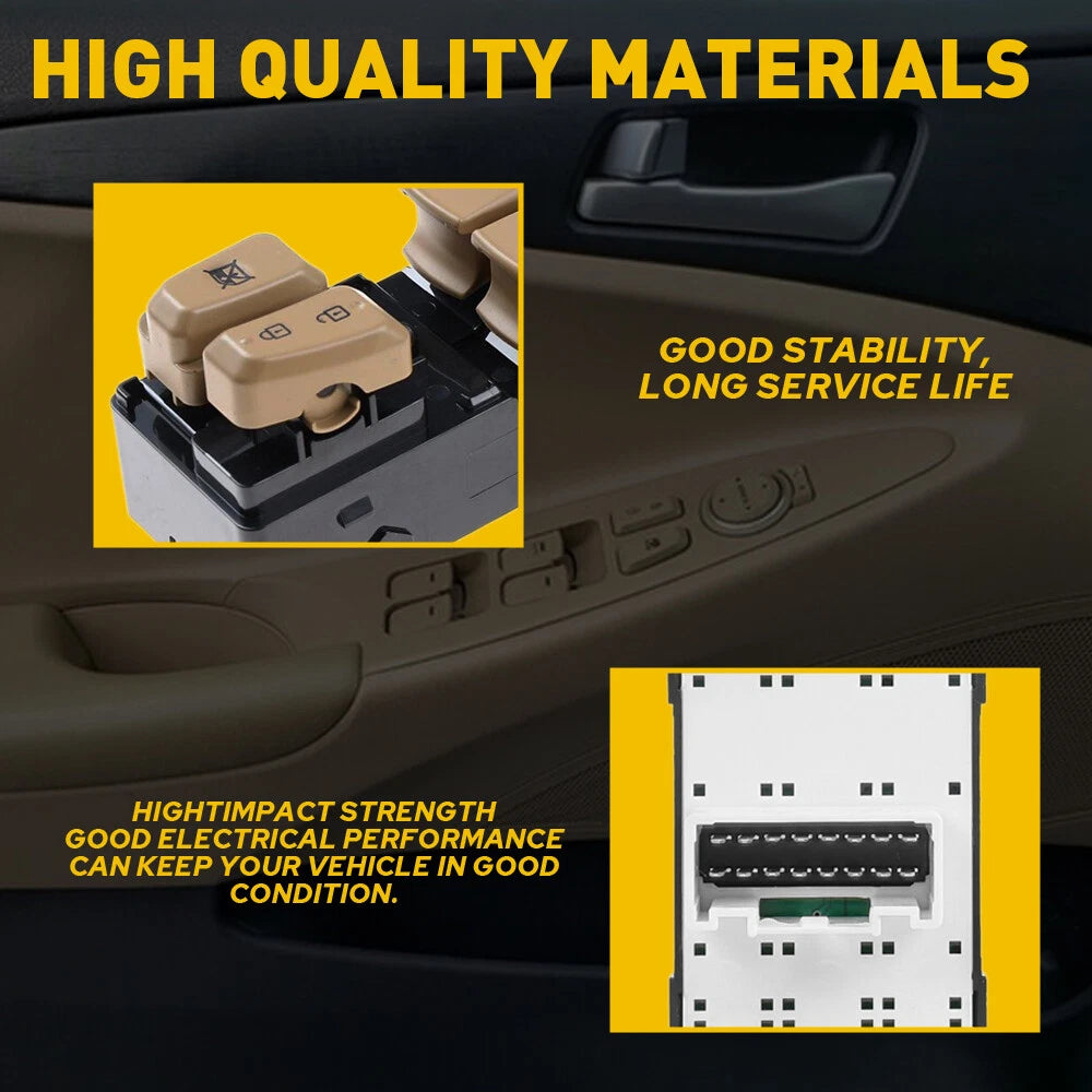 Power Window Control Door Lock Switch for Hyundai Sonata (2011-2015)