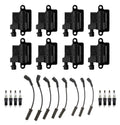 Set of 8 Ignition Wires & 8 Spark Plugs for Chevrolet 8.1L VIN G (2001–2009)