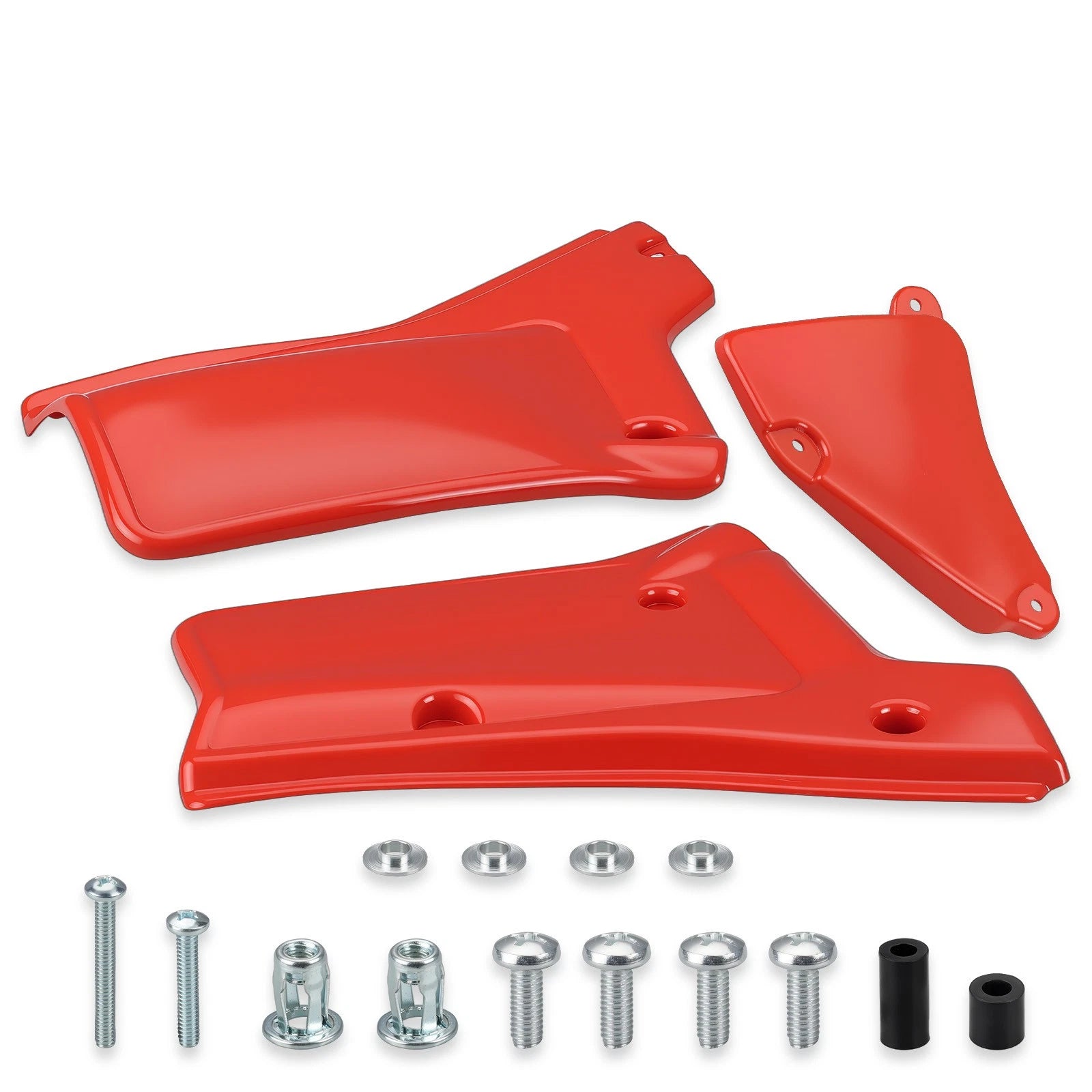 Set of 2 Side Panel Covers for Honda XR200R (1984–2002) XR250R (1984–1985) Red