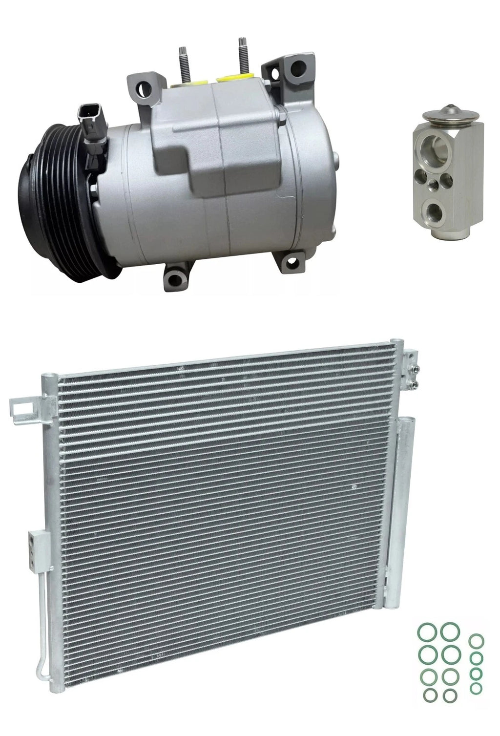 AC Compressor Kit with Condenser for Dodge Durango 3.6L (2016–2016)