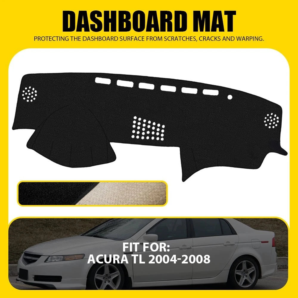 Dashboard Pad Carpet Dash Cover Mat for Acura TL (2004–2008)
