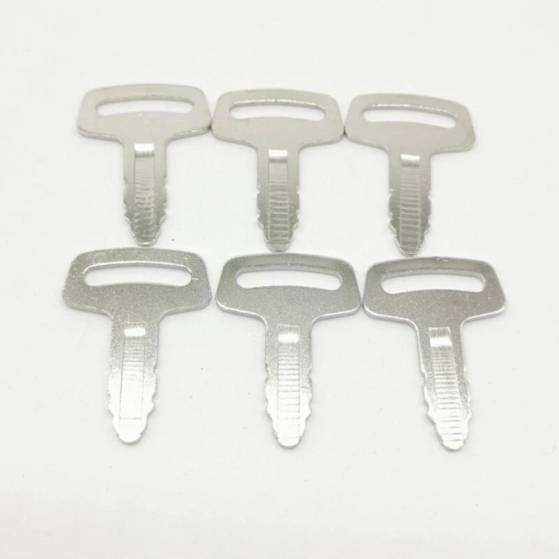 6pcs Ignition Key RC101-53630 for Kubota Excavators (K008, KX101, KX151, KX41H, KH101)
