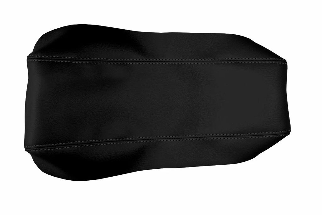Leather Console Lid Armrest Cover for Jaguar XK XK8 XKR (1997–2006) Black
