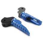 2X CNC Front Foot Pegs for Triumph T100 T120 (2016–2022) Blue Aluminum