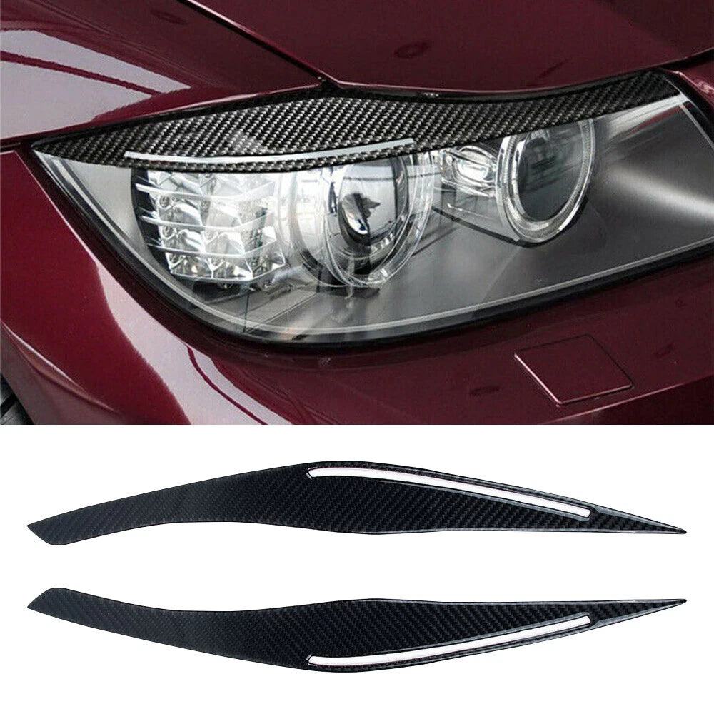 Carbon Fiber Headlight Eyelids for BMW 3 Series E90 E91 (2009–2012)
