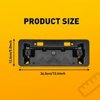 Front License Plate Frame for Lexus RX350/RX450h (2016–2019) Black