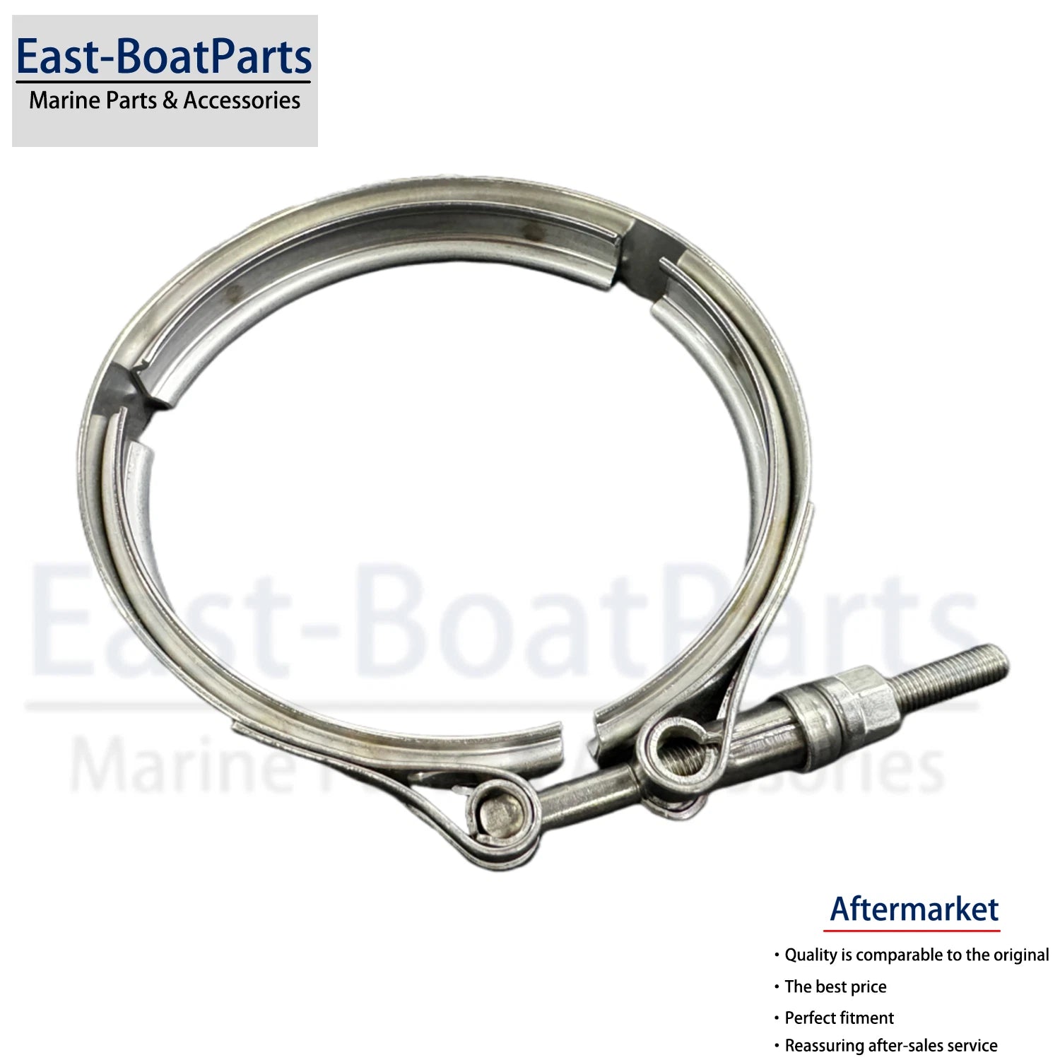 V-Clamp for Volvo Penta D6-280 D6-300 D6-310 D6-330 D6-350 D6-370 D6-435 (2004–2023)