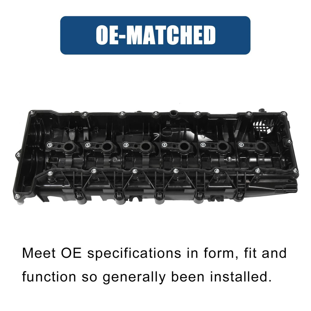 Set of 2 Camshaft Engine Valve Covers for BMW 740Ld XDrive (2015) 11127823181