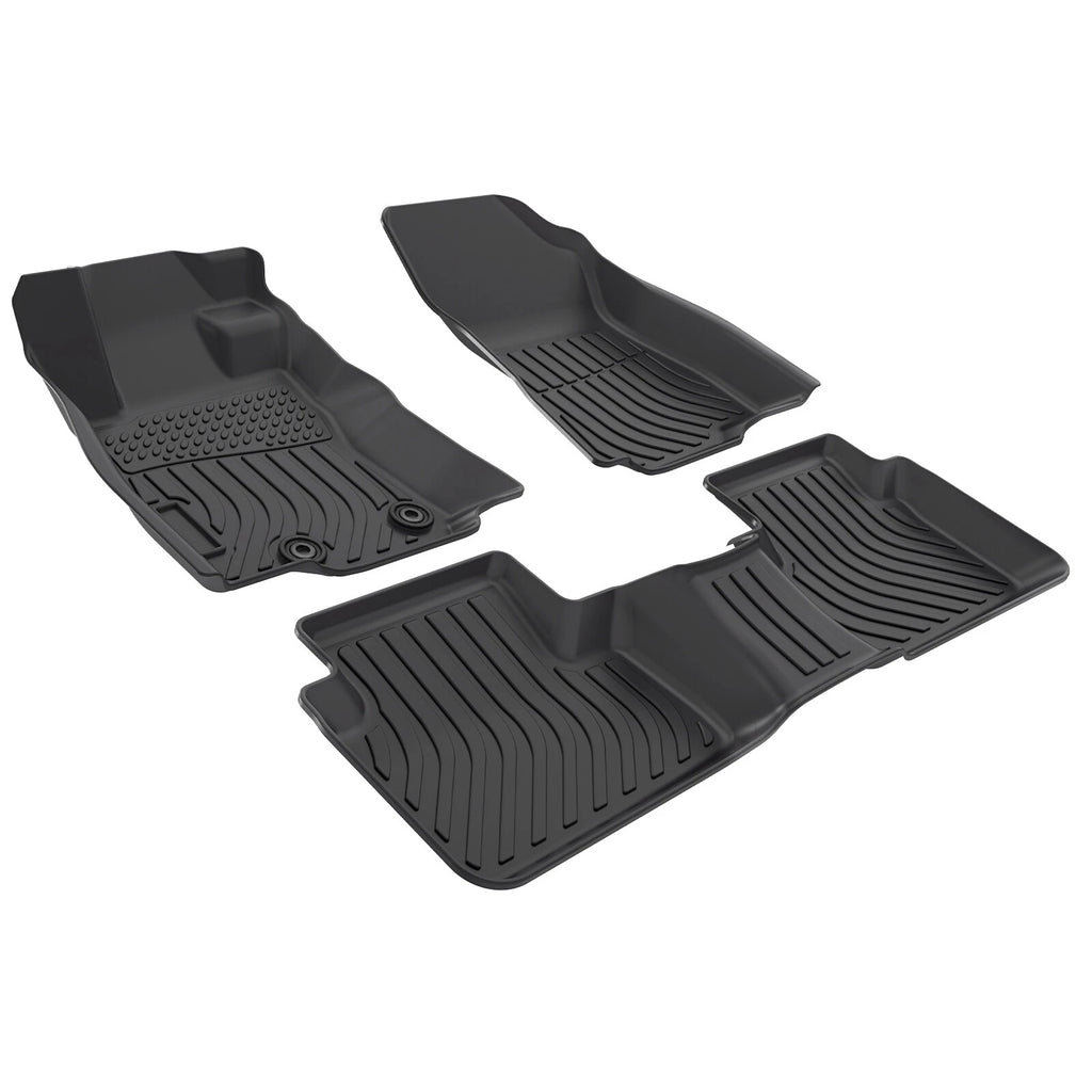 Set of 3D Floor Mats for Subaru Forester (2025–2026) TPE Rubber All Weather