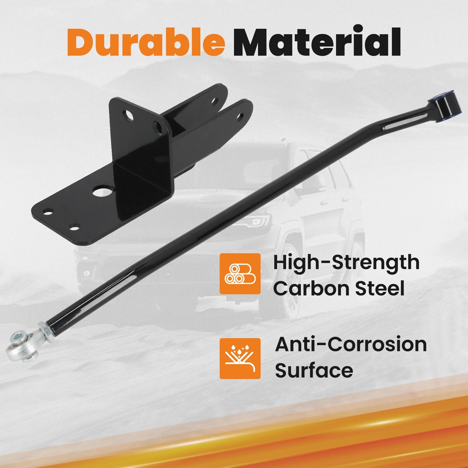 Adjustable Front Track Bar Bracket for Jeep Cherokee XJ (1984-2001) 4-6.5" Lift