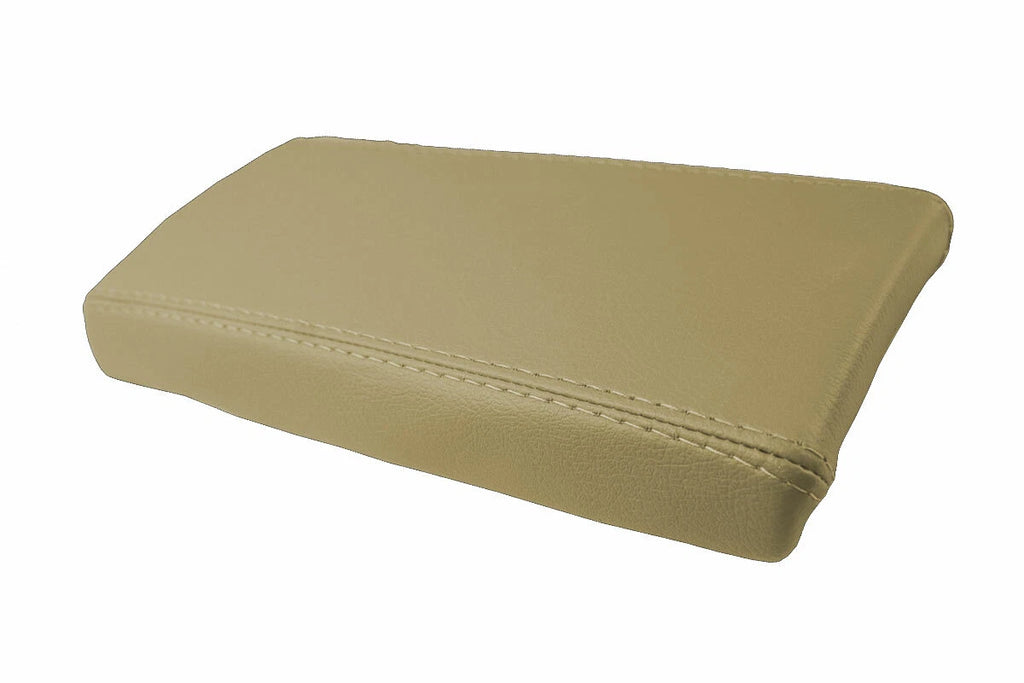 Leather Console Lid Armrest Cover for Mazda Miata MX5 (1990–1997) Beige