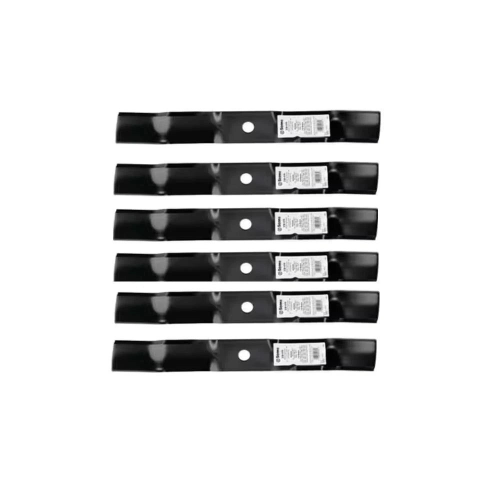 Set of 6 Mulching Blades for John Deere X520 Z435 (54", M143520)