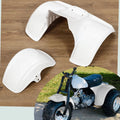 Set of 2 Front and Rear Fenders for Honda ATC70 (1978–1985) - ABS Painted White