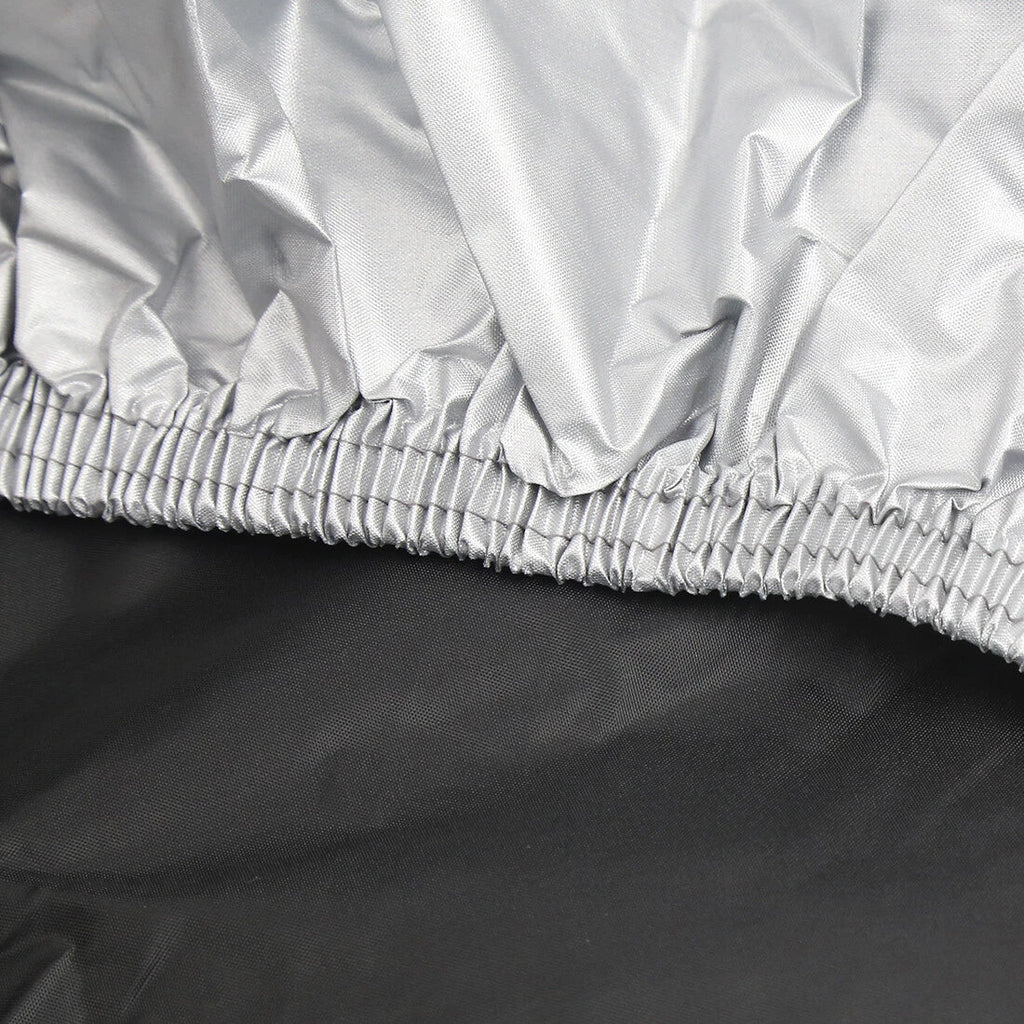 XXL Black & Silver Motorcycle Cover for Honda Shadow Rebel 250 500 750 1100 VTX (1996-2023)