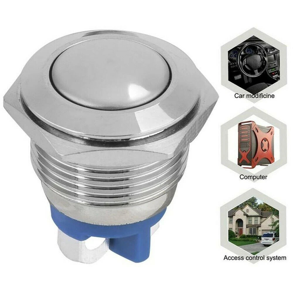 Push Button Switch 12V 16mm DC Momentary for
