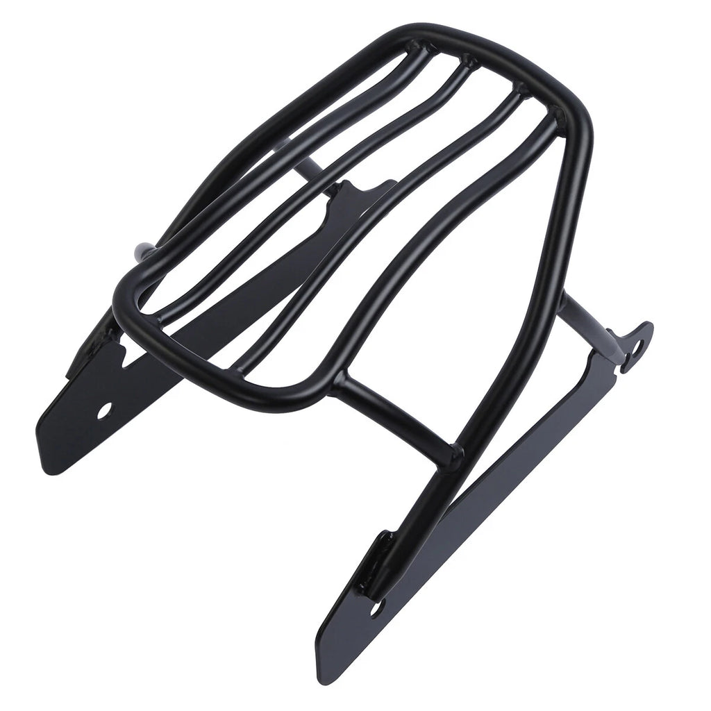 Black Solo Luggage Rack for Harley Dyna Street Bob Super Glide (2006–2017)
