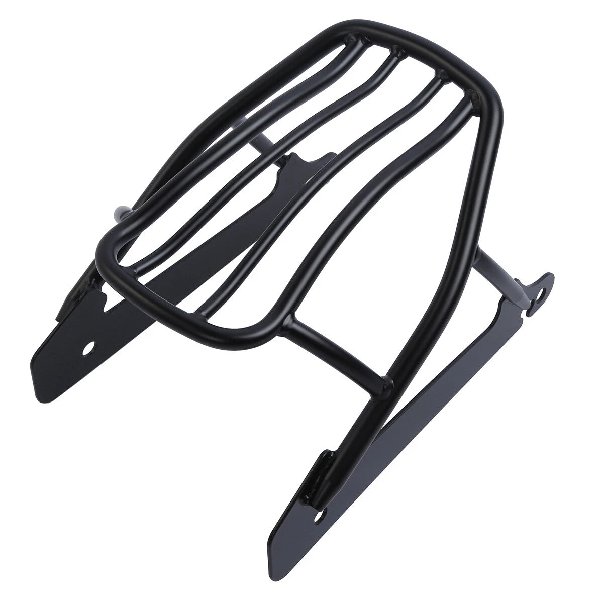 Black Solo Luggage Rack for Harley Dyna Street Bob Super Glide (2006–2017)