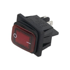 Rocker Switch 20A DPST Waterproof Red IP67 for